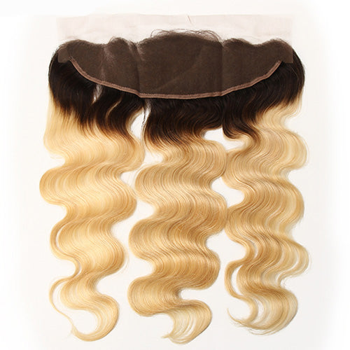 #1B613 Body Wave 13x4 Human Hair Blonde Frontal