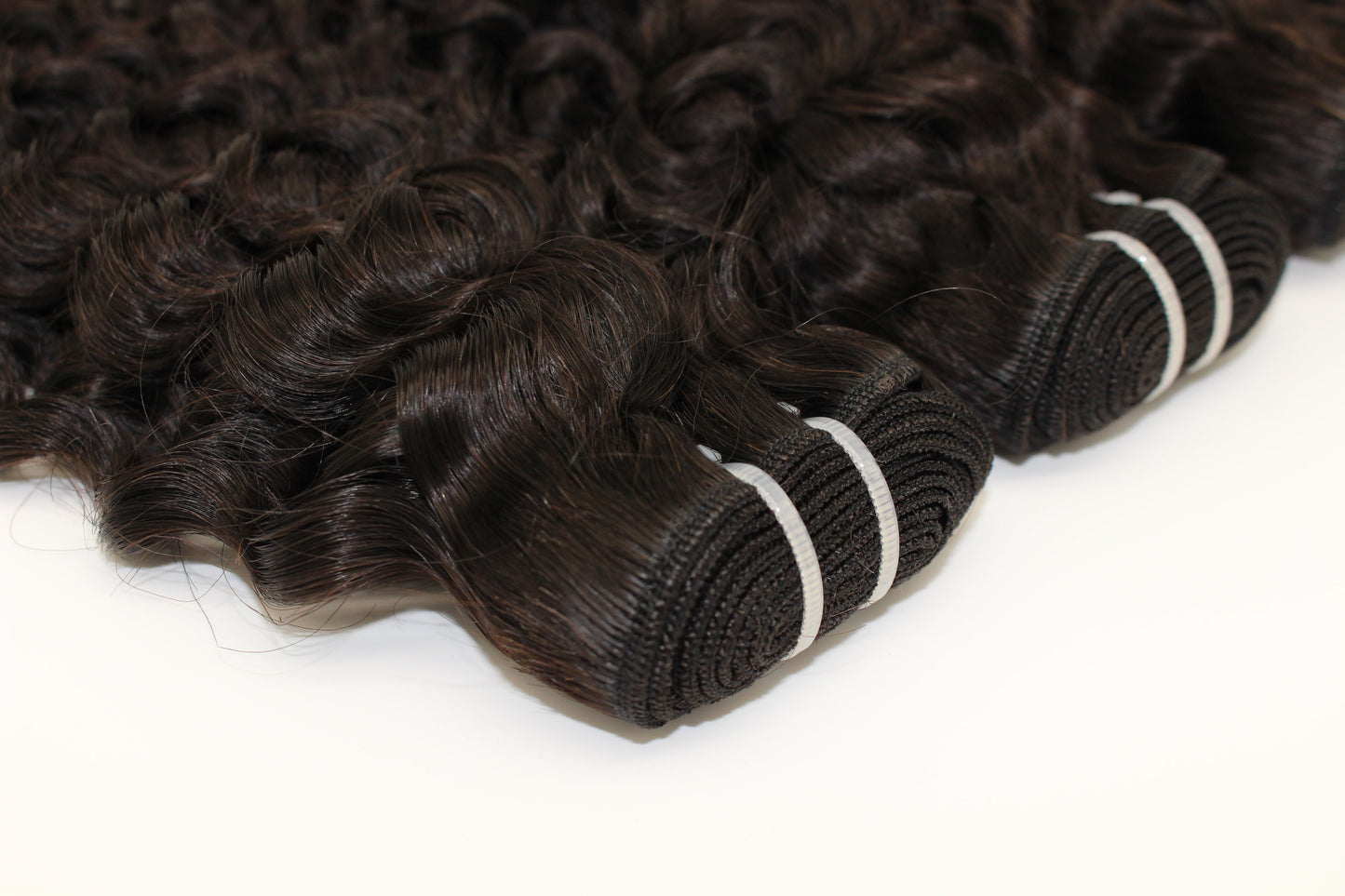 Italy Curly Virgin Human Hair Natural Black Bundles